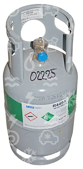 chladivo R449A - XP40 - 10kg + VRATNÁ láhev 32 60-10-449A samostatná položka